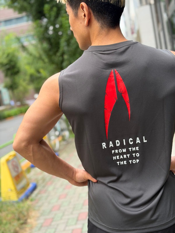 3RADICAL ノースリーブ<グレー>