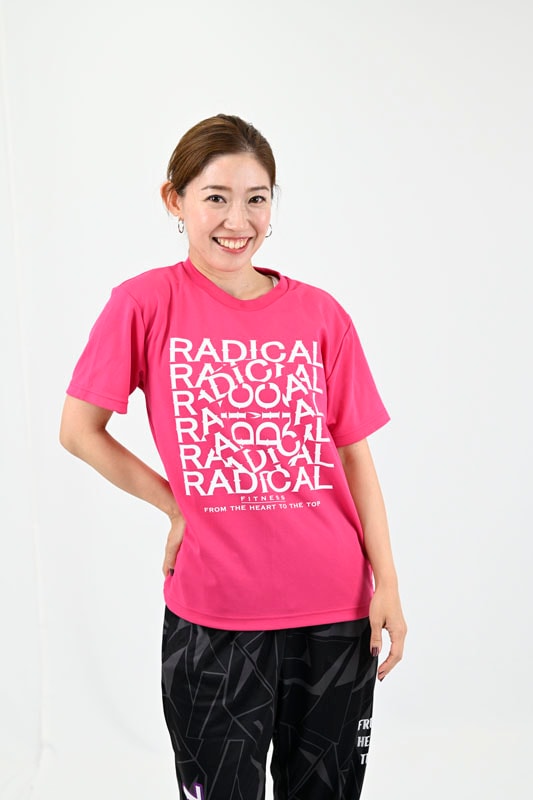 RADICAL SLIDEドライTシャツ＜ピンク＞