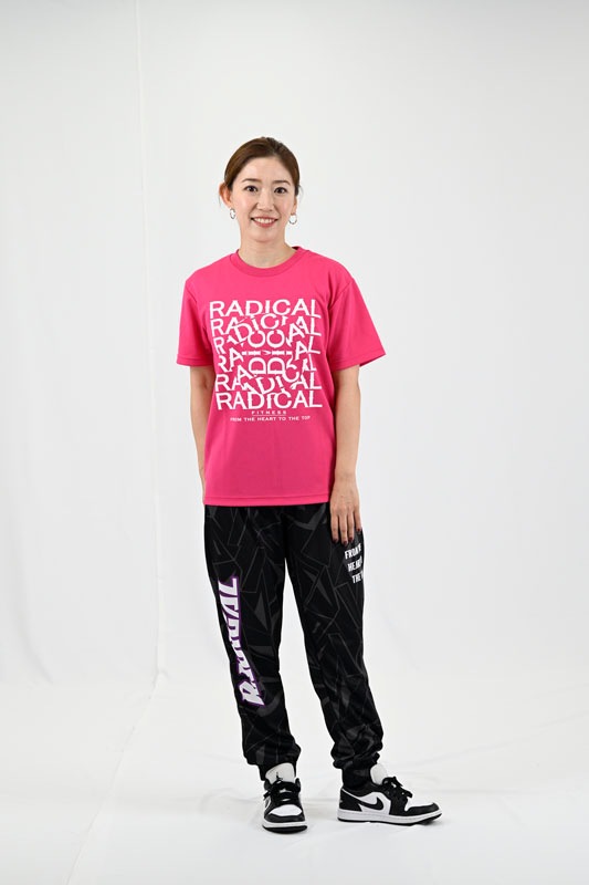 RADICAL SLIDEドライTシャツ＜ピンク＞