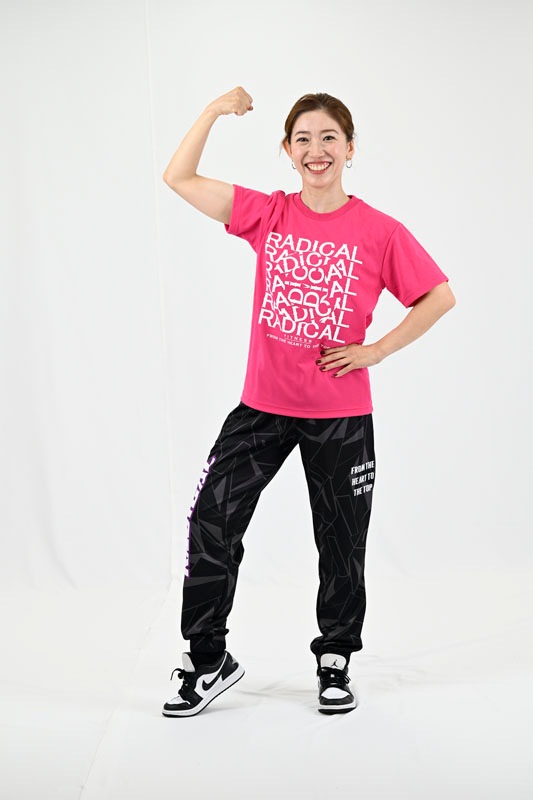 RADICAL SLIDEドライTシャツ＜ピンク＞