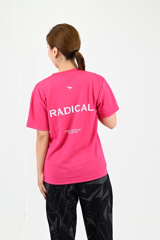 RADICAL SLIDEドライTシャツ＜ピンク＞