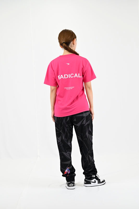 RADICAL SLIDEドライTシャツ＜ピンク＞