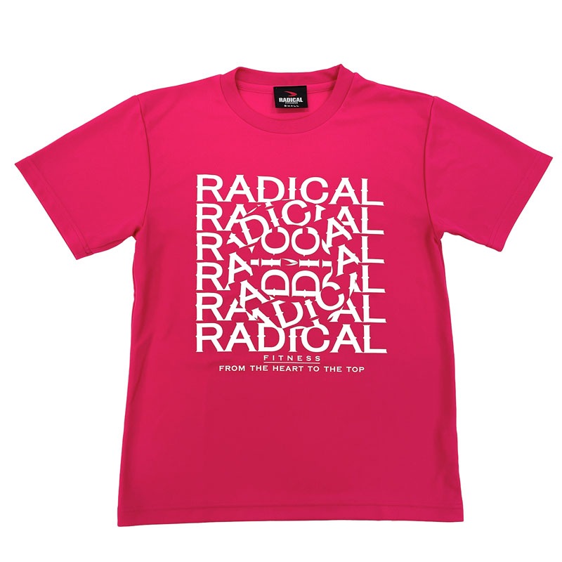 RADICAL SLIDEドライTシャツ＜ピンク＞