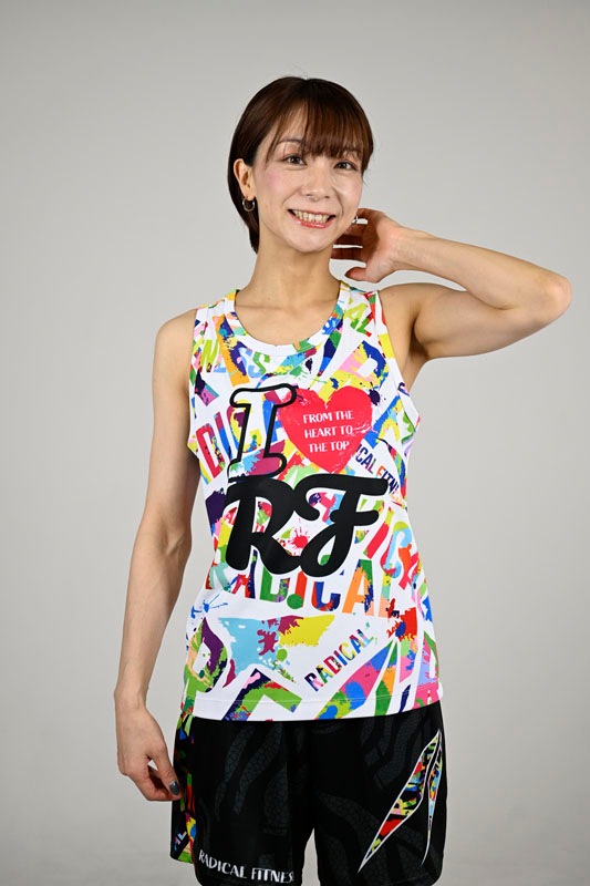I LOVE RFグラフィックタンク＜グラフィックホワイト＞