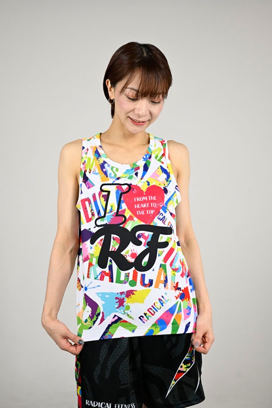 I LOVE RFグラフィックタンク＜グラフィックホワイト＞
