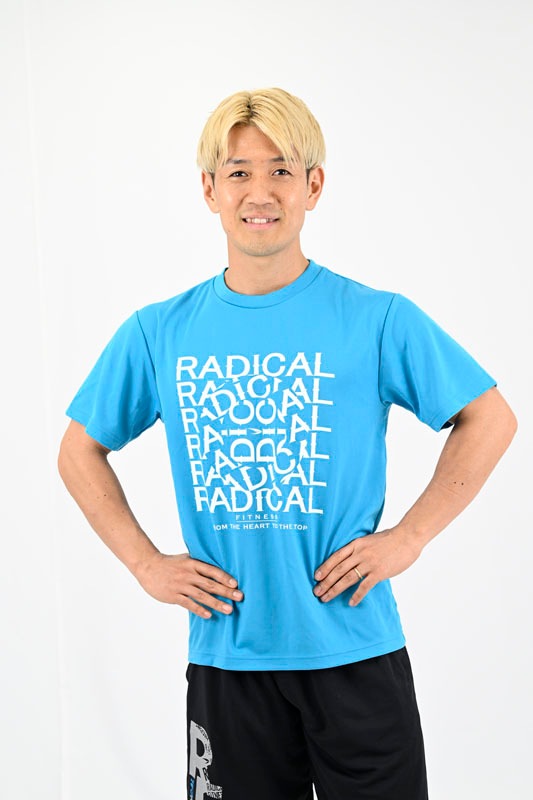 RADICAL SLIDEドライTシャツ<ブルー>