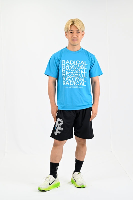 RADICAL SLIDEドライTシャツ<ブルー>