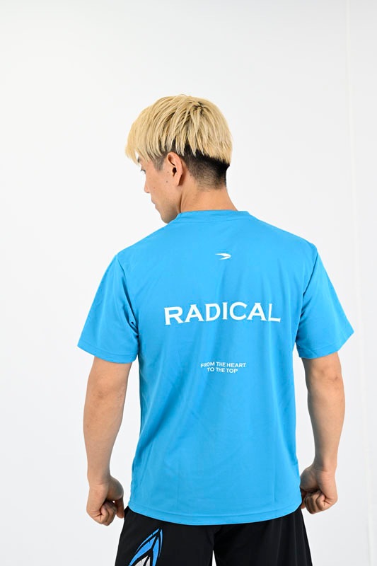 RADICAL SLIDEドライTシャツ<ブルー>