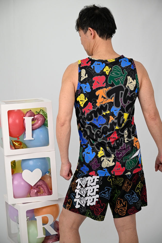 I LOVE RFカラフルハーフパンツ＜ブラック＞ | 新着商品 | プライム