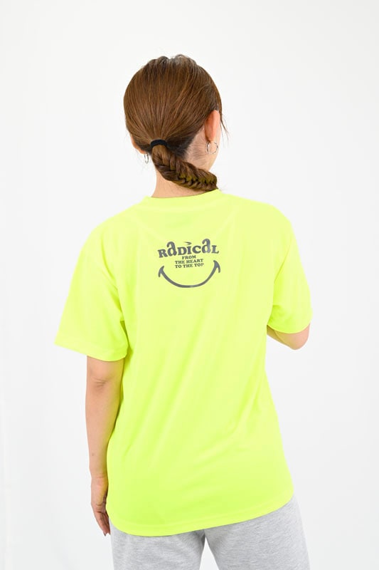 RADICAL SmileドライTシャツ＜蛍光イエロー＞