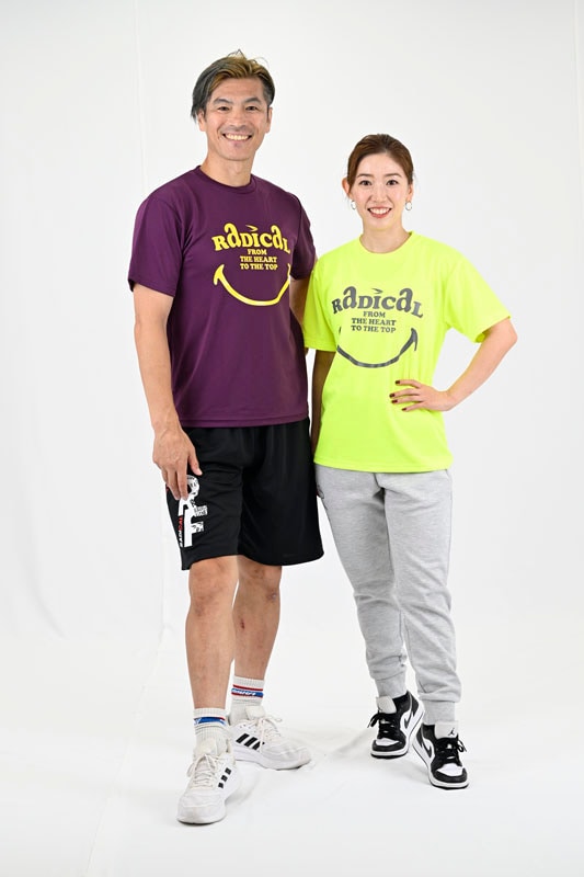 RADICAL SmileドライTシャツ＜蛍光イエロー＞