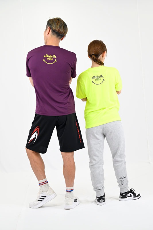 RADICAL SmileドライTシャツ＜蛍光イエロー＞