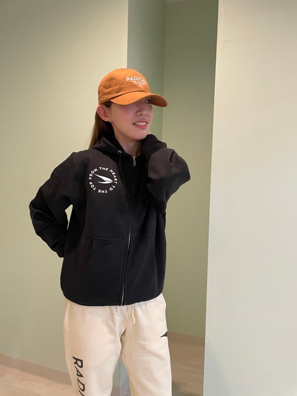 スウェットフルジップパーカー＜ブラック＞