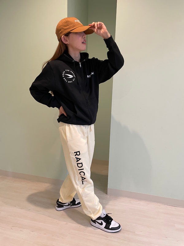 スウェットフルジップパーカー＜ブラック＞