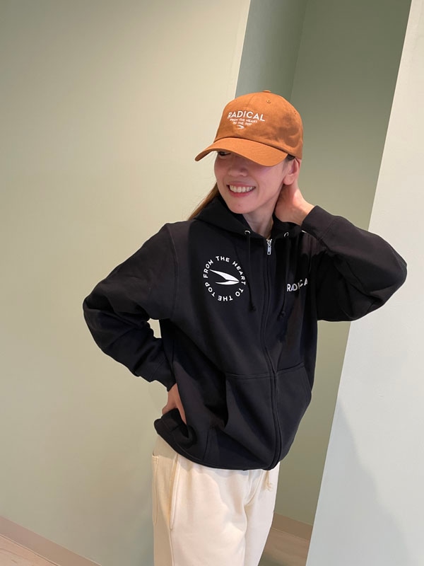 スウェットフルジップパーカー＜ブラック＞