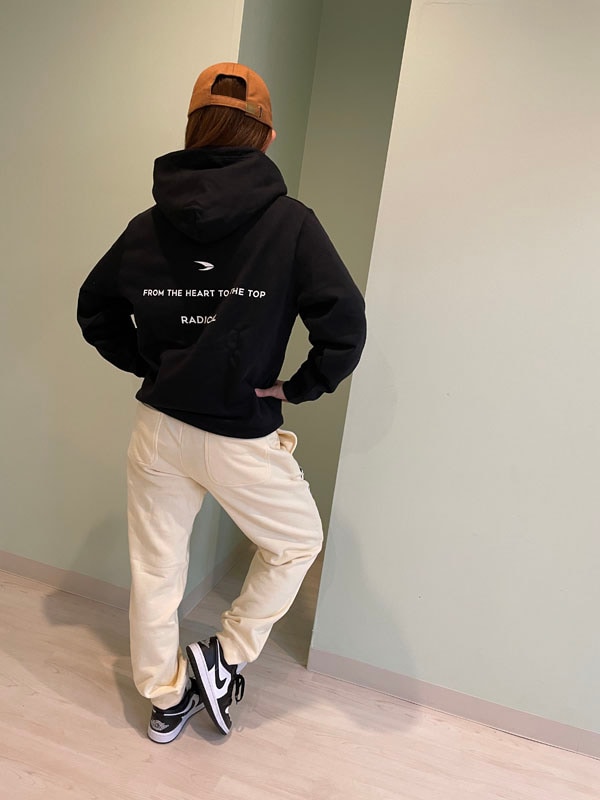 スウェットフルジップパーカー＜ブラック＞