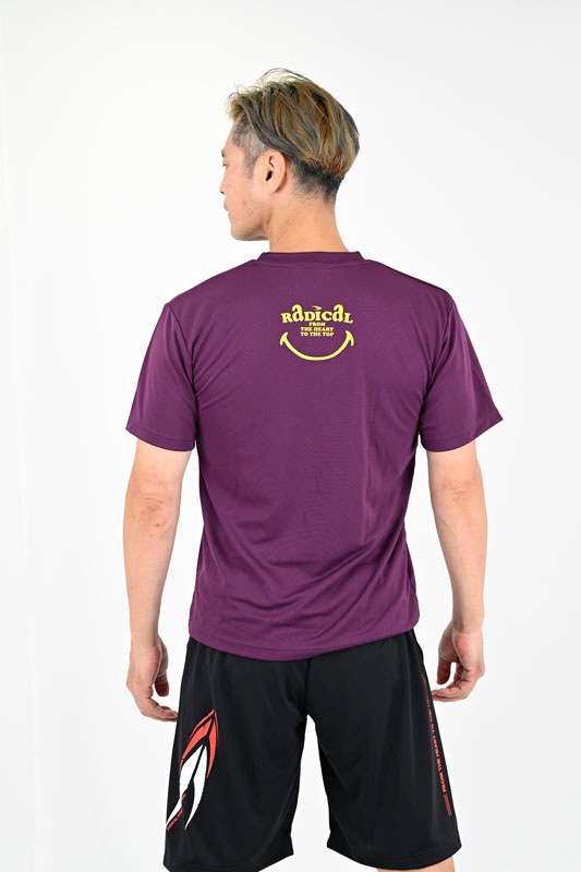 RADICAL SmileドライTシャツ＜パープル＞