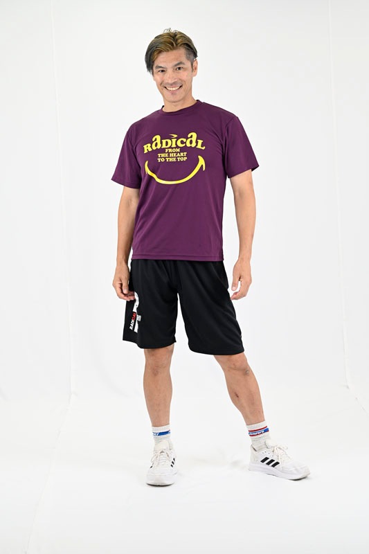 RADICAL SmileドライTシャツ＜パープル＞