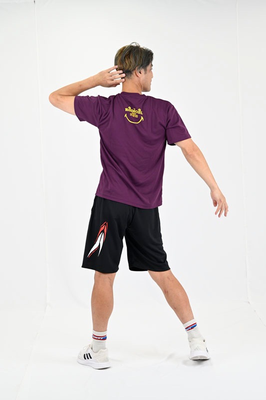 RADICAL SmileドライTシャツ＜パープル＞