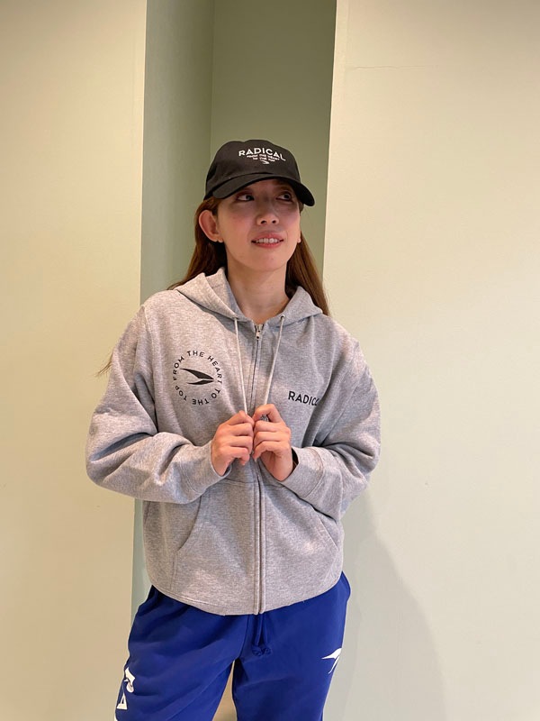 スウェットフルジップパーカー＜グレー＞