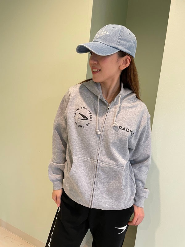 スウェットフルジップパーカー＜グレー＞