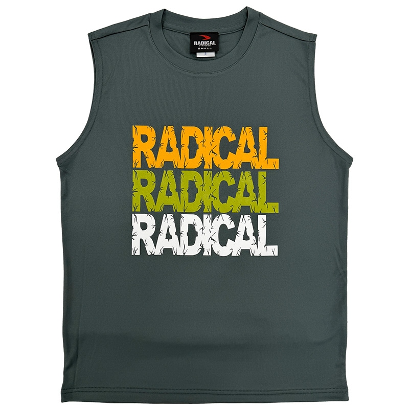 3RADICAL ノースリーブ<グレーグリーン>