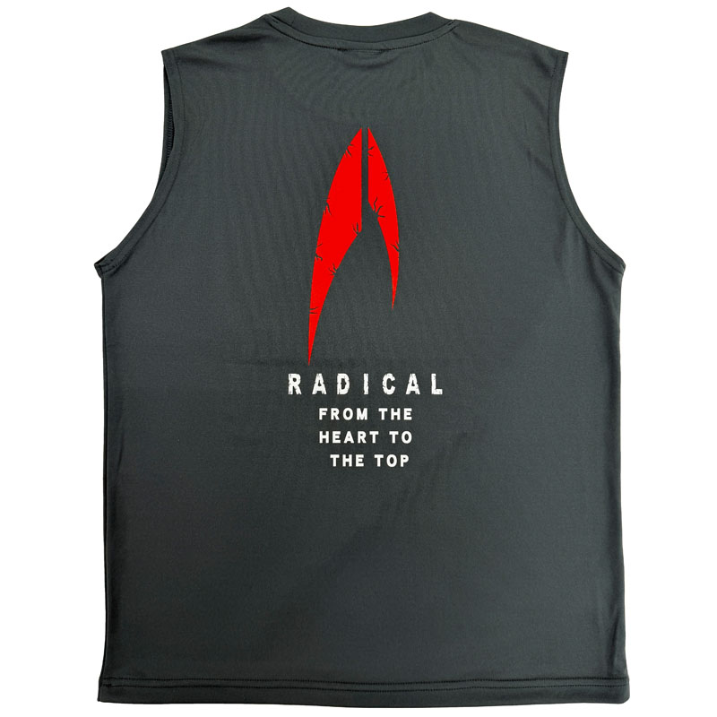 3RADICAL ノースリーブ<グレーグリーン>