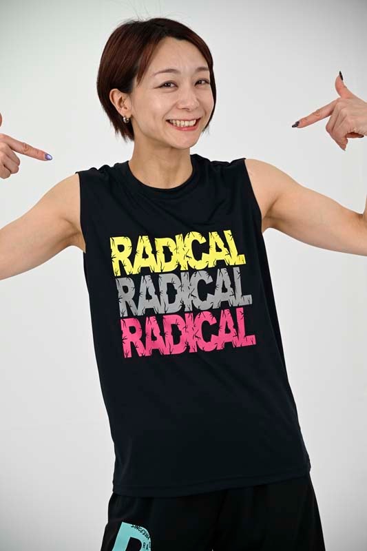 3RADICAL ノースリーブ<ネイビー>