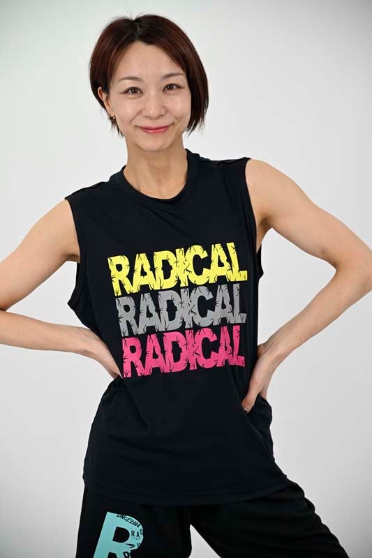 3RADICAL ノースリーブ<ネイビー>