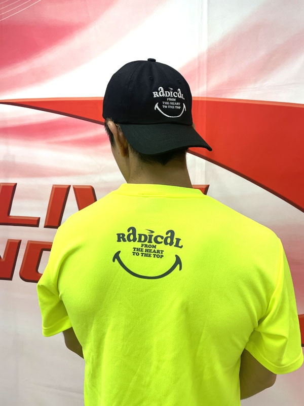 RADICAL Smileキャップ<ブラック>