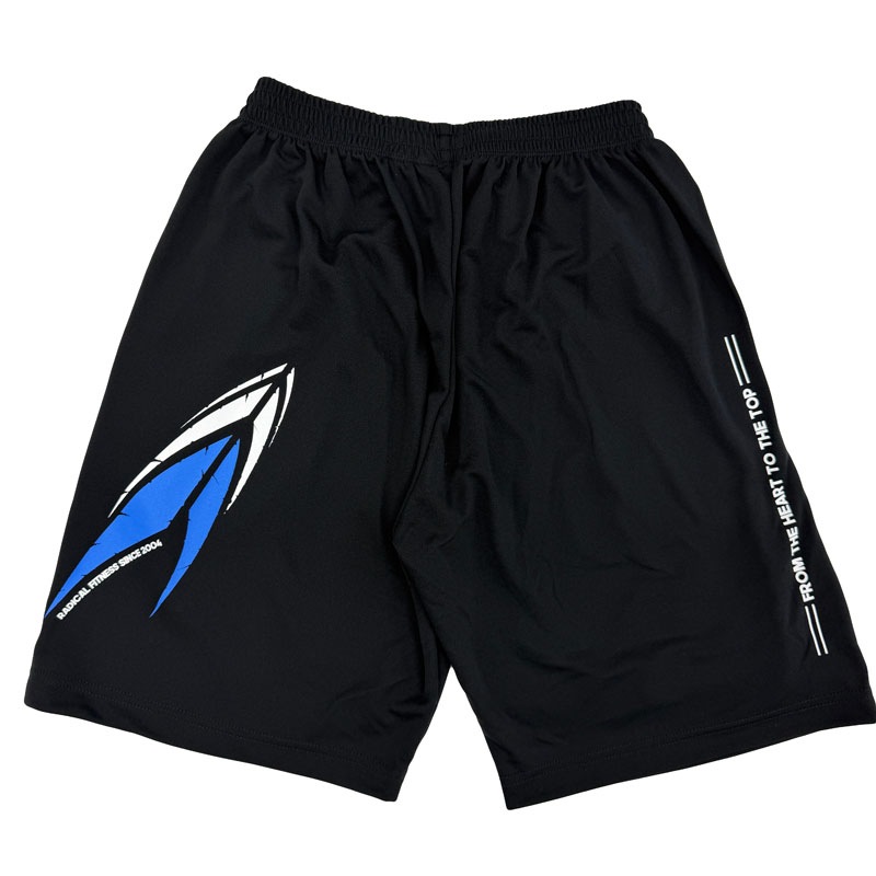 ベーシックハーフパンツ<ブラック×ブルー>