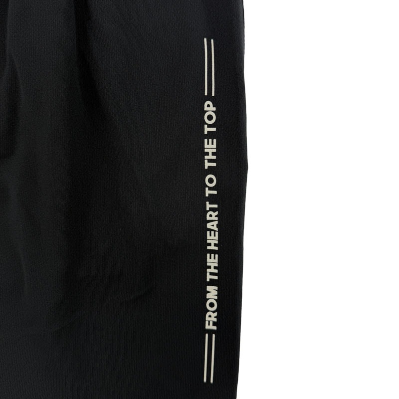 ベーシックハーフパンツ＜ブラック×レッド＞