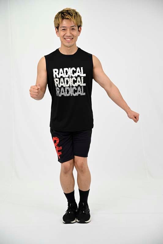 ベーシックハーフパンツ＜ブラック×レッド＞