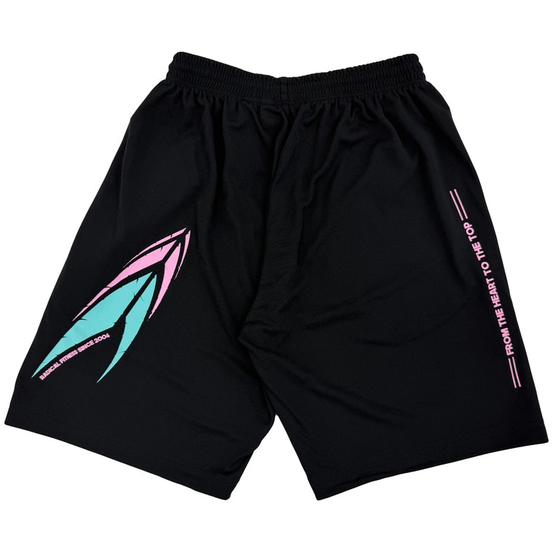 ベーシックハーフパンツ<ブラック×ミント>