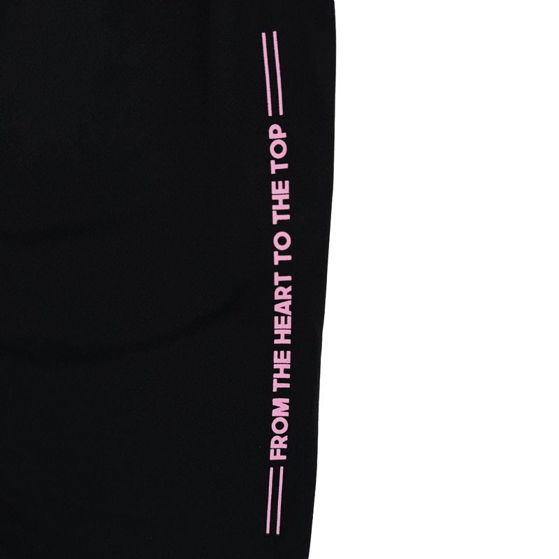 ベーシックハーフパンツ<ブラック×ミント>