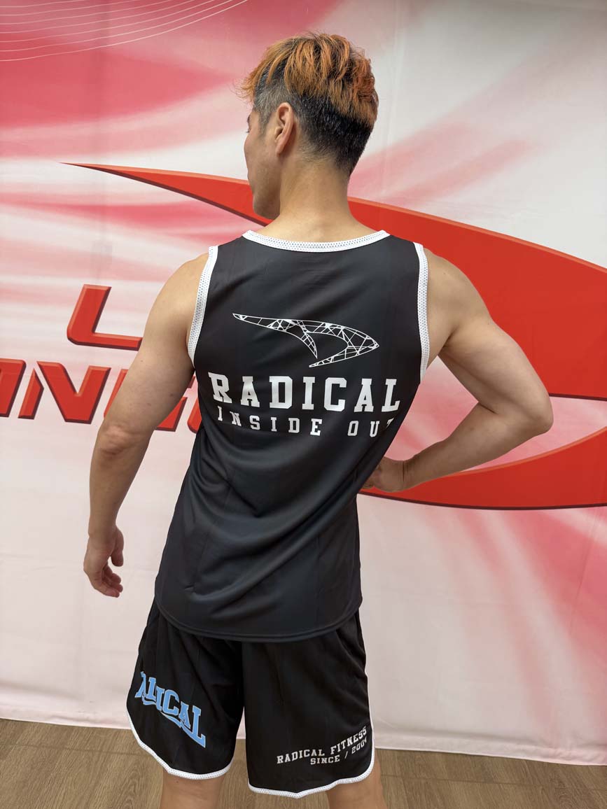 ラディカルフィットネス　ウェア ストライプハーフパンツ＜ブラック＞ | 新着商品 | プライム