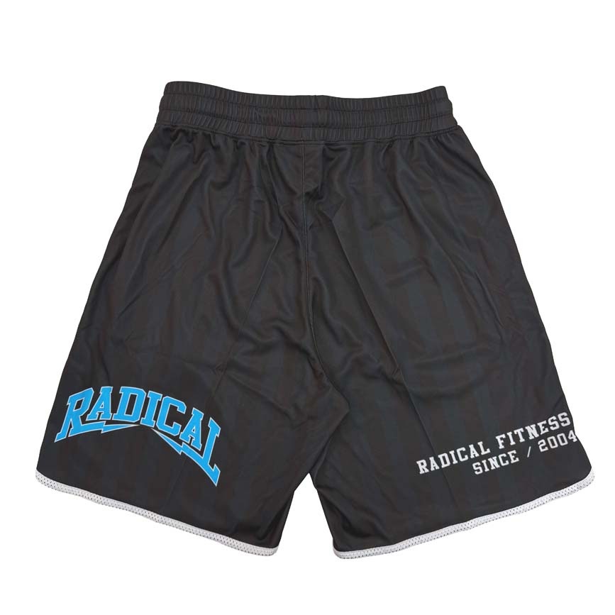 RADICAL FITNESS ハーフパンツSサイズ ストライプハーフパンツ＜ブラック＞ | 新着商品 | プライム