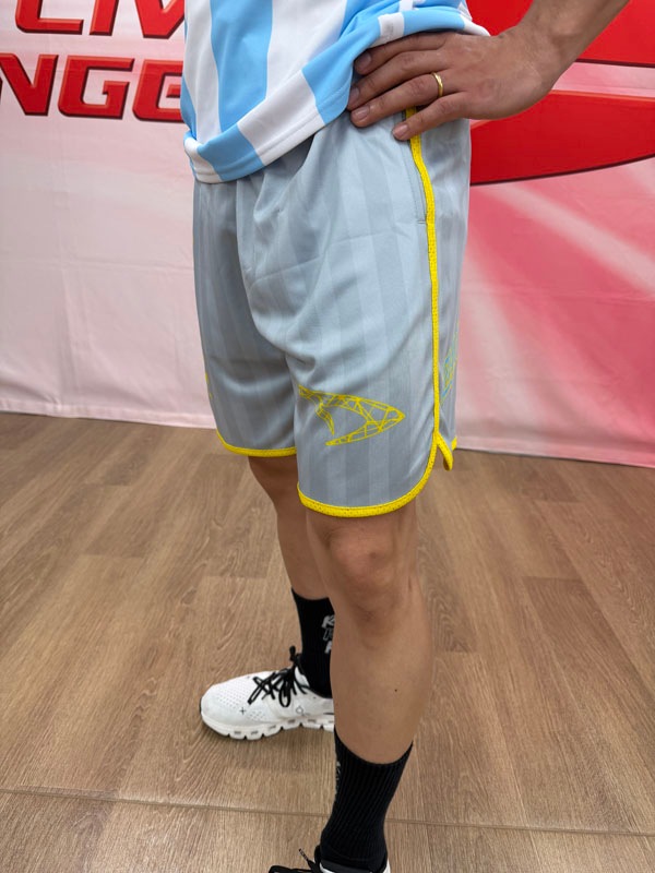 ストライプハーフパンツ＜グレー＞