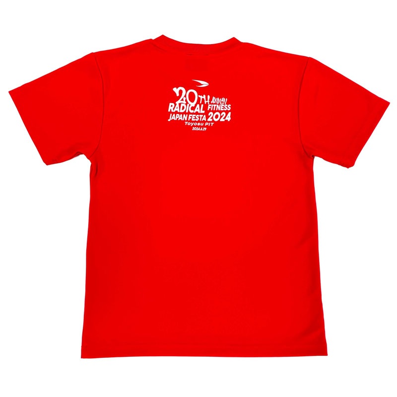 FESTA2024 RADICAL20thAnniv.DRY Tシャツ＜レッド＞
