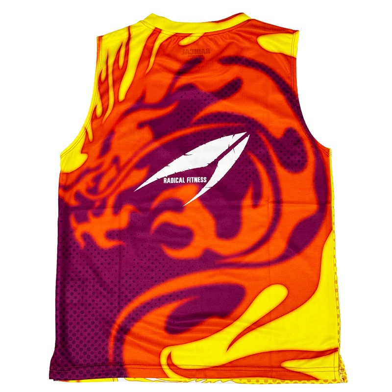 RADICAL FITNESS ドラゴンノースリーブ M RADICAL FITNESS ドラゴンノースリーブ M トップス,タンクトップ