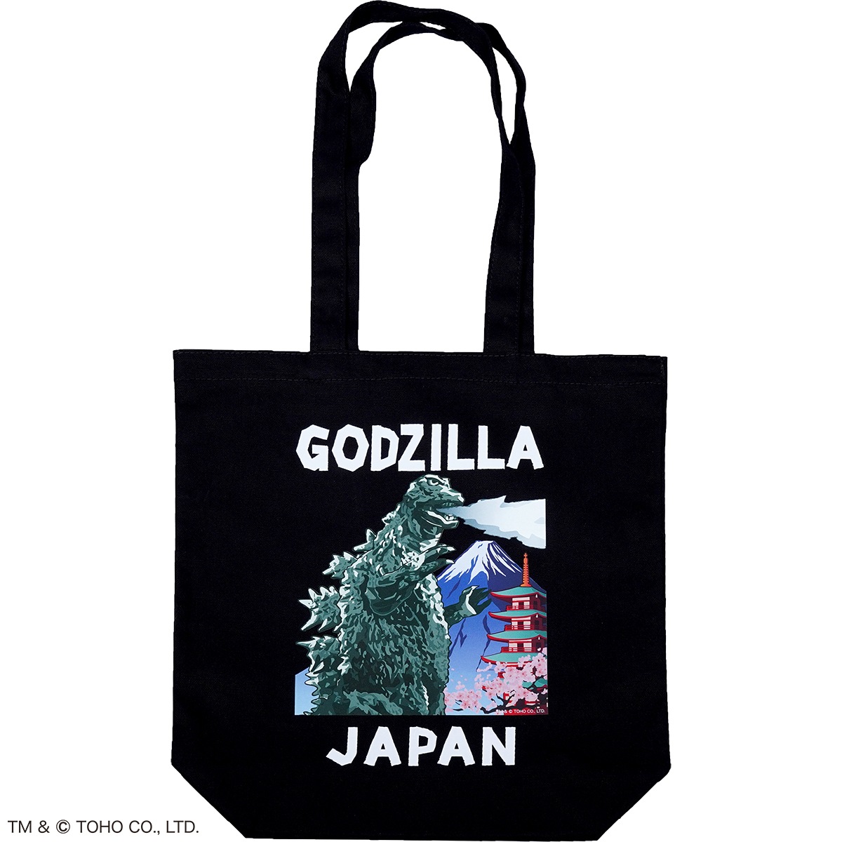 ゴジラ JAPAN トートバッグ ブラック | ゴジラ JAPAN グッズ