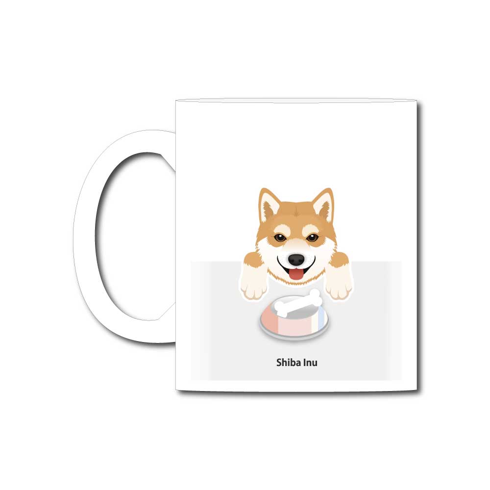 柴犬くん☆骨 犬と骨【柴犬】11オンスマグカップ | コレクション,犬と骨,柴犬