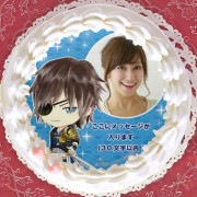 【写真メッセージ入り】プリケーキ（伊達政宗)[イケメン戦国◆時をかけるが恋ははじまらない]|イケメン戦国◆時をかけるが恋ははじまらない|アニメ・マンガ・ゲーム