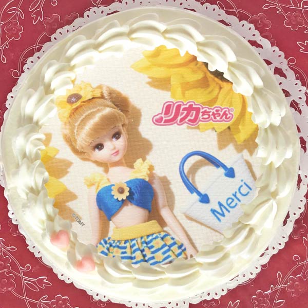 プリケーキ(ハッピーサマー柄)[リカちゃん] | ファンシーキャラクター