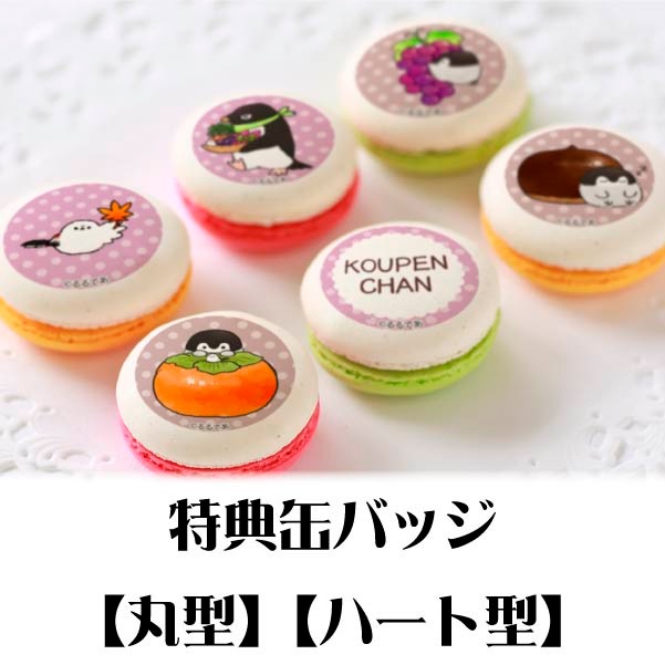 プリマカロン6個セット（ぶどう）【特典缶バッジ付き】[コウペンちゃん