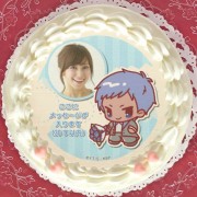 【写真メッセージ入り】プリケーキ（青峰大輝/描きおこしver.）【特典缶バッジ付き】[黒子のバスケ]|黒子のバスケ|アニメ・マンガ・ゲーム