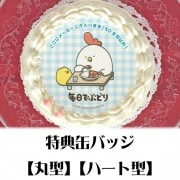 【メッセージ入り】プリケーキ（カレーライスデザイン）【特典缶バッジ付き】[毎日でぶどり]|毎日でぶどり|ファンシーキャラクター