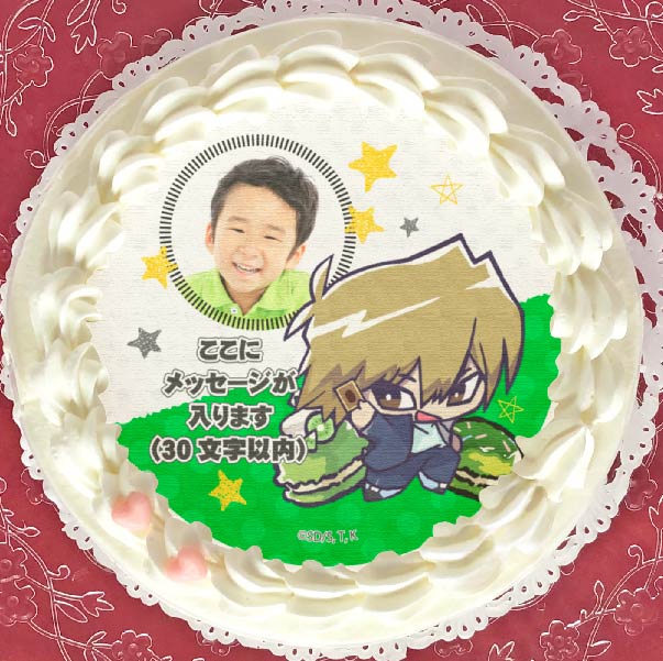 写真メッセージ入り】プリケーキ（城之内克也）【特典缶バッジ