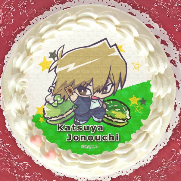 遊戯王　城之内　プリロール　缶バッジ Xmasプリケーキ2024（城之内克也）【特典缶バッジ付き】[遊☆戯