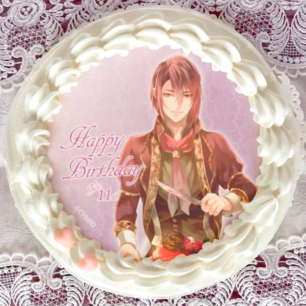 バースデープリケーキ ウィリアム シェイクスピア イケメンヴァンパイア 偉人たちと恋の誘惑 アニメ マンガ ゲーム イケメンヴァンパイア 偉人たちと恋の誘惑 ウィリアム シェイクスピアバースデー商品 Priroll